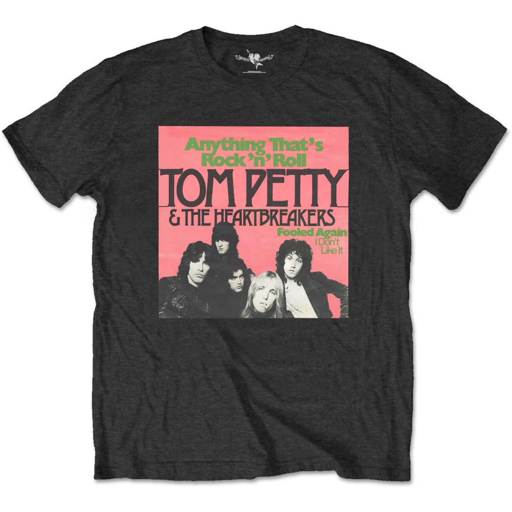 Tom Petty And The Heartbreakers - Anything Heren Tshirt - Zwart